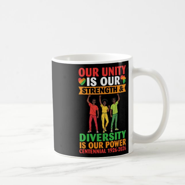 Caneca De Café Nossa Unidade É Força Diversidade Poder Centenário (Direita)