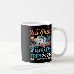 Caneca De Café Nossa Viagem em Família 2025 Cru Crucero Familiar