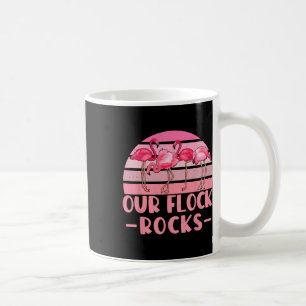 Caneca De Café Nossas Foguetes Flamingos Férias Familiares De Fog