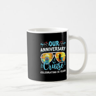 Caneca De Café Nosso Cruzeiro de Aniversário Celebrando 36 Anos d