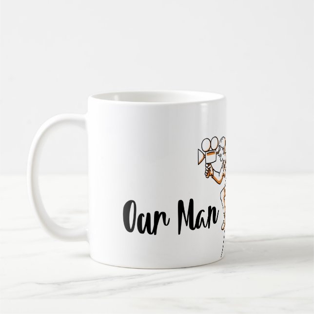 Caneca De Café Nosso Homem em Berlim - Tasse (laranja) (Esquerda)