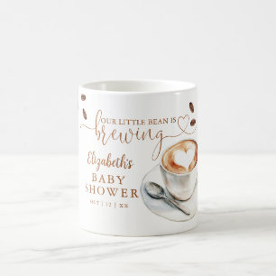 Caneca De Café Nosso Pequeno Feijão Está Cozinhando Chá de Bebê d