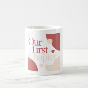 Caneca De Café Nosso Primeiro Capítulo – Citação Minimalista do D