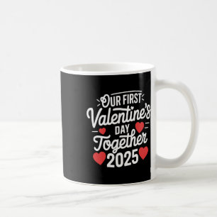 Caneca De Café Nosso Primeiro Dia de os namorados Junto Namorados