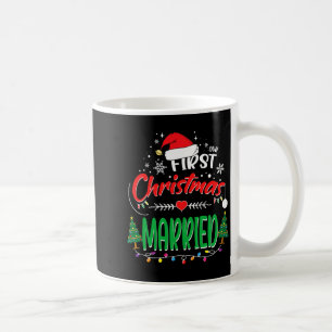 Caneca De Café Nosso Primeiro Natal Casados Recém-casados Senhor