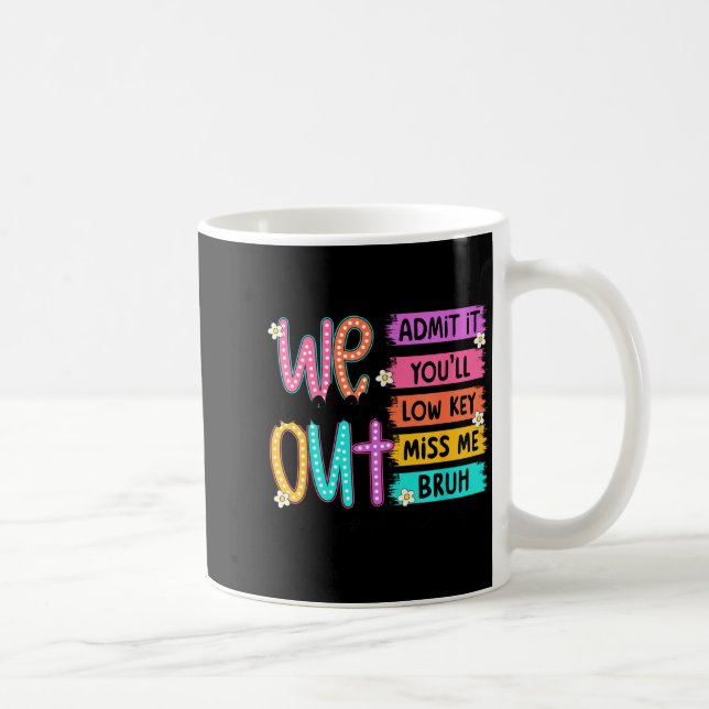 Caneca De Café Nosso Professor Último Dia de Aula Olá Verão Crian (Direita)