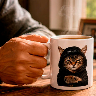 Caneca De Café Not Today, Human – Funny Grumpy Cat