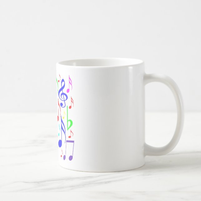 Caneca De Café nota arco-íris (Direita)