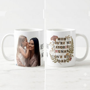 Caneca De Café Nota de Resgate Divertida Foto Personalizada Dia d