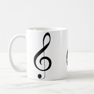Caneca De Café Nota Musical de Limpeza Tripla,