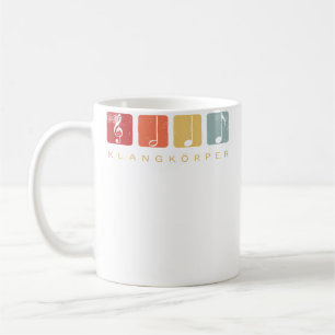 Caneca De Café Notas da Orquestra Coral