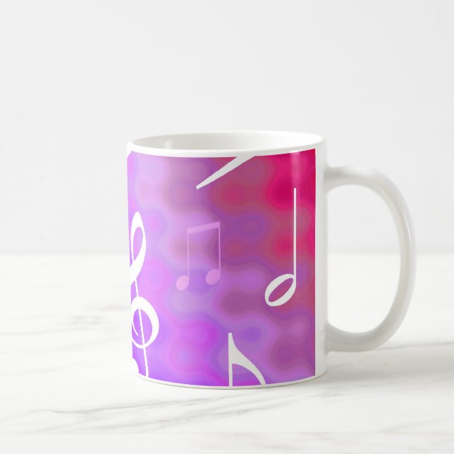 Caneca De Café Notas musicais (Direita)