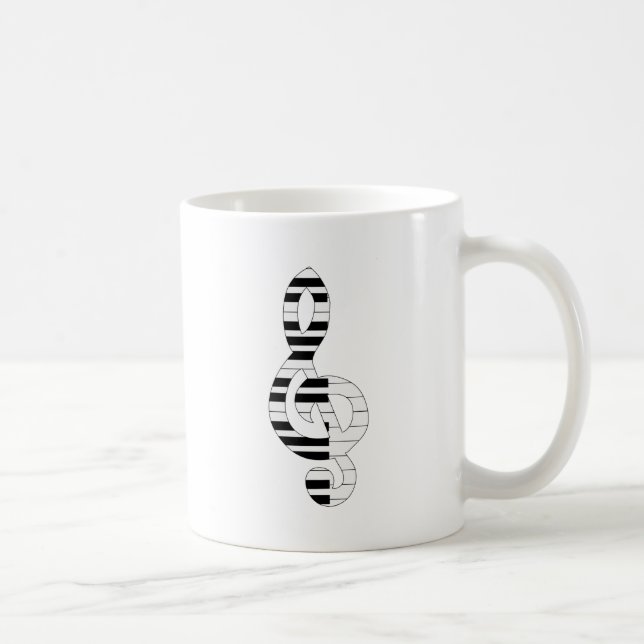 Caneca De Café notas musicais (Direita)