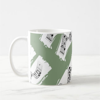 Caneca De Café Notas musicais