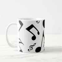 Notas musicais - design da partitura