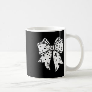 Caneca De Café Notas Musicais Laço Coquete Professora de Música E