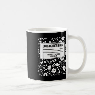 Caneca De Café Notebo de composição do Diário de Dia de as Bruxas