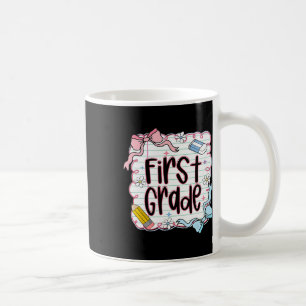 Caneca De Café Notebook Rosa De Primeiro Grau Para Meninas