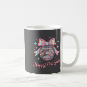 Caneca De Café Nova Bola de Discoteca Luxuosa Dourada Feliz Ano N