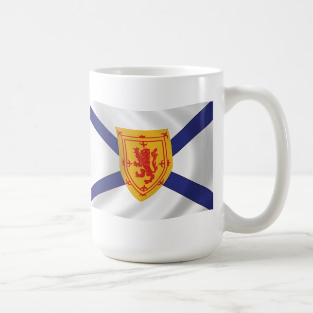 Caneca De Café Nova Escócia Flag Mug (Direita)