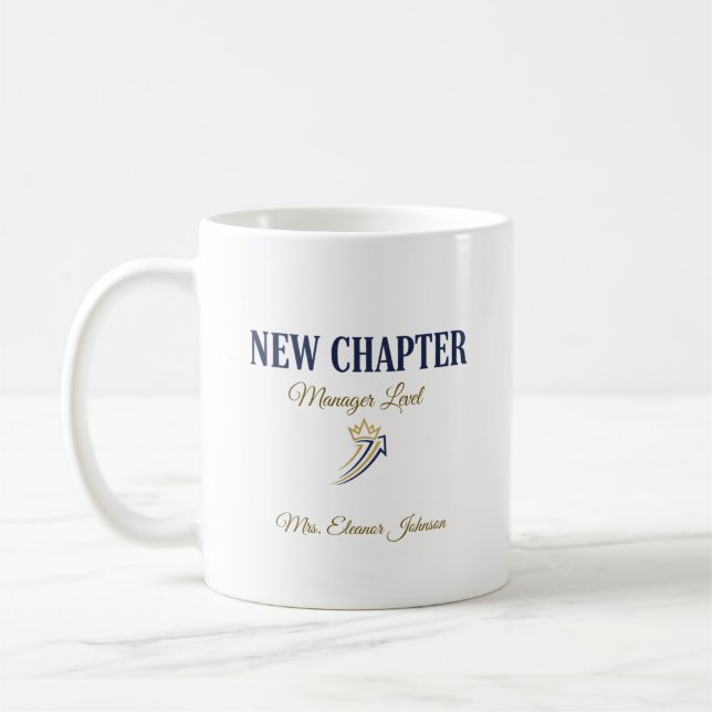 Caneca De Café Nova Etapa Presente Personalizado de Nível Executi (Esquerda)