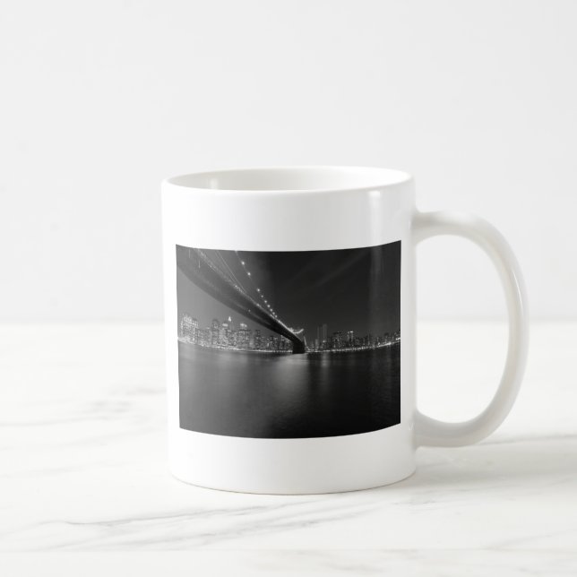 Caneca De Café Nova Iorque Branco preto - Skyline (Direita)