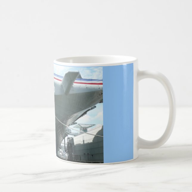 Caneca De Café Nova Iorque intrépido dos uss (Direita)