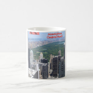 Caneca De Café Nova Iorque - Manhattan & Central Park - EUA -