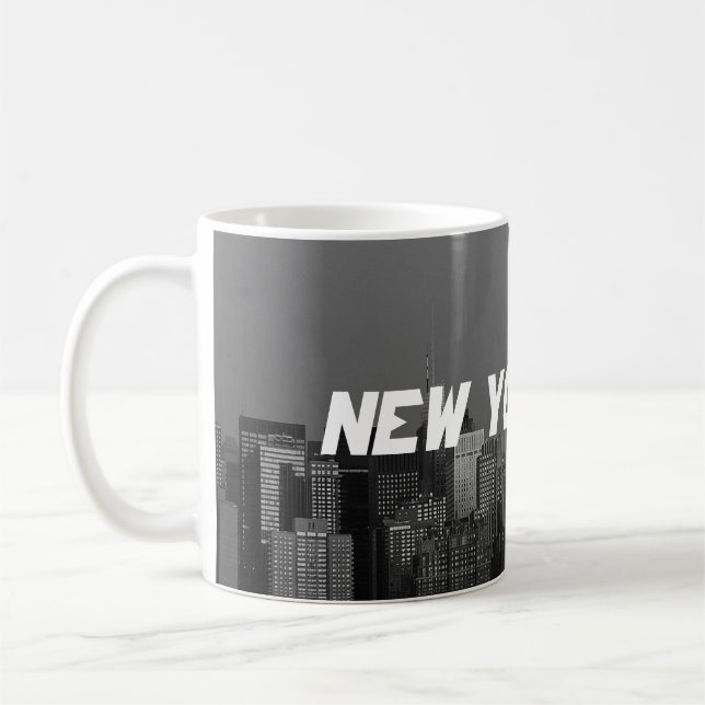 Caneca De Café Nova Iorque Manhattan Empire State Building Coff (Esquerda)