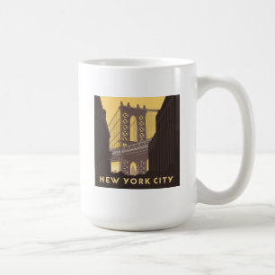 Caneca De Café Nova Iorque   Ponte Brooklyn