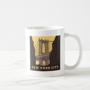 Caneca De Café Nova Iorque   Ponte Brooklyn