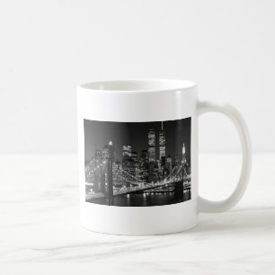 Caneca De Café Nova Iorque Preto e Branco