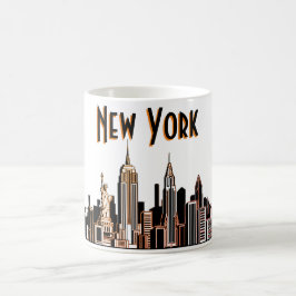 Caneca De Café Nova Iorque Skyline Coffee Mug