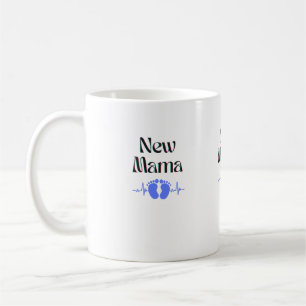 Caneca De Café Nova Mama Café Mug. Garoto Bebê. O presente da mãe