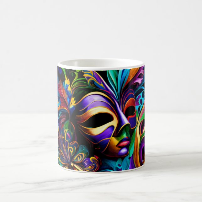 Caneca De Café Nova Orleans Mardi Gras Mug (Centro)