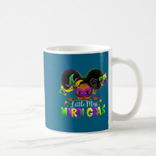 Caneca De Café Nova Pequena Senhorita Mardi Gras Afro