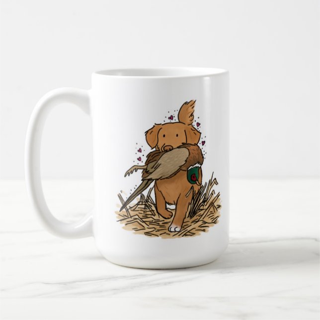 Caneca De Café Nova Scotia Duck Tolling Retriever (Esquerda)