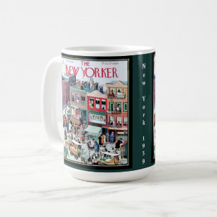Caneca De Café Nova York Vintage Vida Diária do New Yorker
