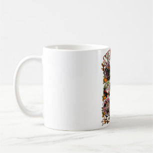 Caneca De Café Nove Vidas Depois da Meia-Noite Gatos de Halloween