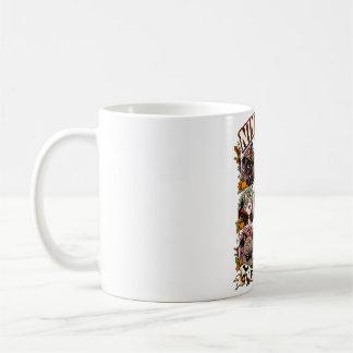 Caneca De Café Nove Vidas Depois da Meia-Noite Gatos de Halloween