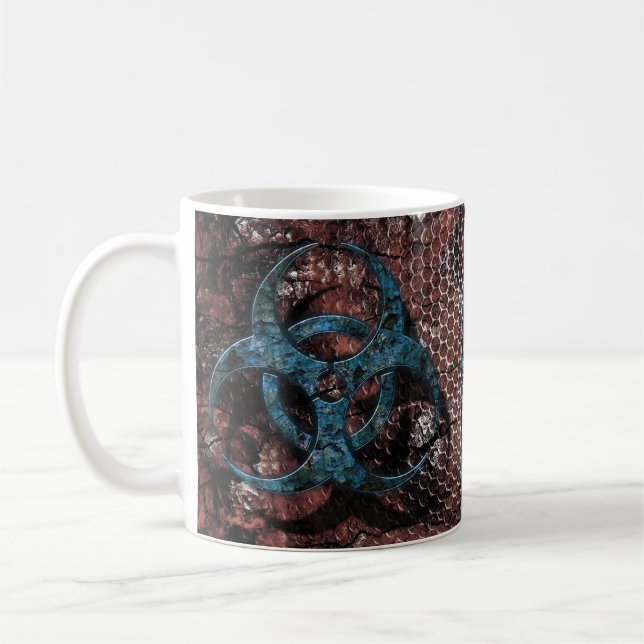 Caneca De Café Noveldade em Risco Biológico (Esquerda)