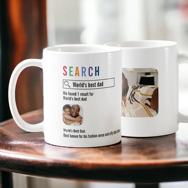 Caneca De Café Novelty Internet Search - Resultado Personalizado (Novelty Internet Search Result Personalized Coffee Mug from Ricaso. add your own photo and text)