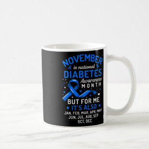 Caneca De Café Novembro é o Mês de Sensibilização para a Diabetes