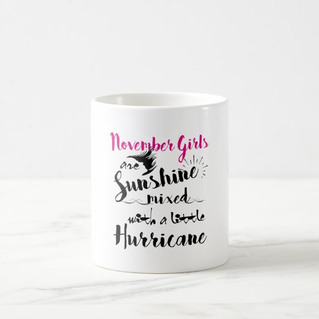 Caneca De Café Novembro Girls Mugs presentes para ela (Centro)