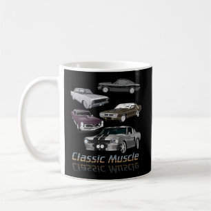 Caneca De Café Novidade do Muscle Cars Americano