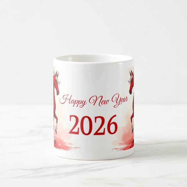 Caneca De Café Novo ano chinês 2026 (Centro)