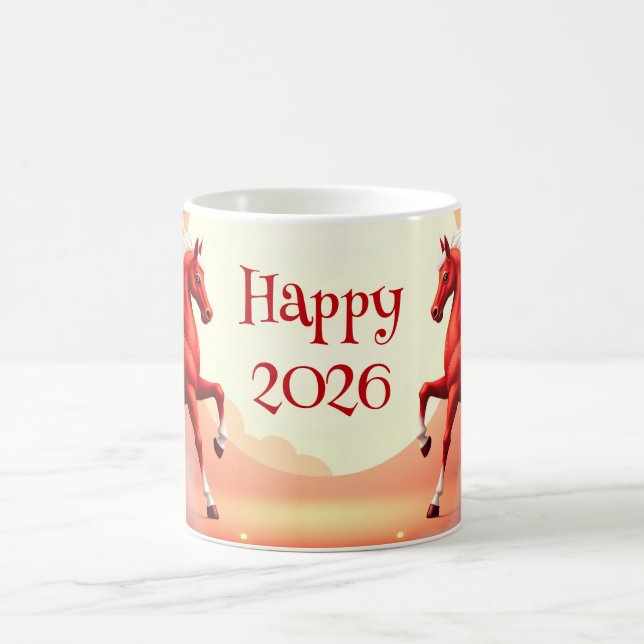 Caneca De Café Novo ano chinês 2026 (Centro)