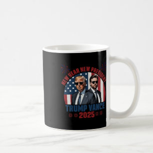 Caneca De Café Novo Ano Novo Presidente Trump Vance Presidente Fe