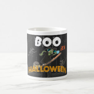 CANECA DE CAFÉ NOVO... BOO! É HALLOWEEN!