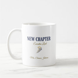 Caneca De Café Novo Capítulo Executivo Personalizado